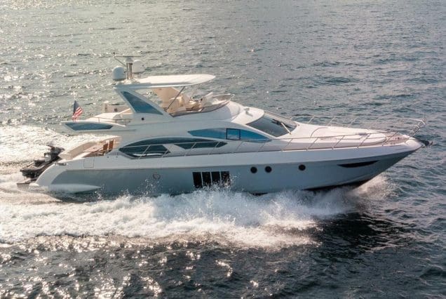 70ft Azimut WARRIOR II luxury yacht available for charter in Miami