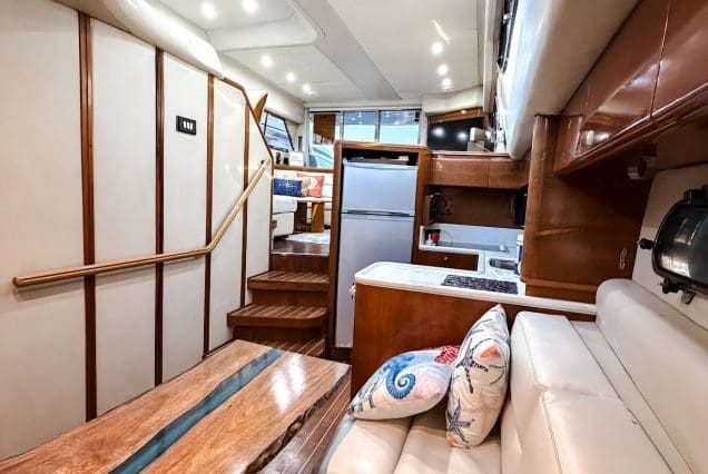 Viking Princess 55ft TA-KEE-LA Miami fully equipped galley with modern layout