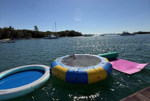 70ft Azimut WARRIOR II swim platform with direct access to the water and premium water toys.