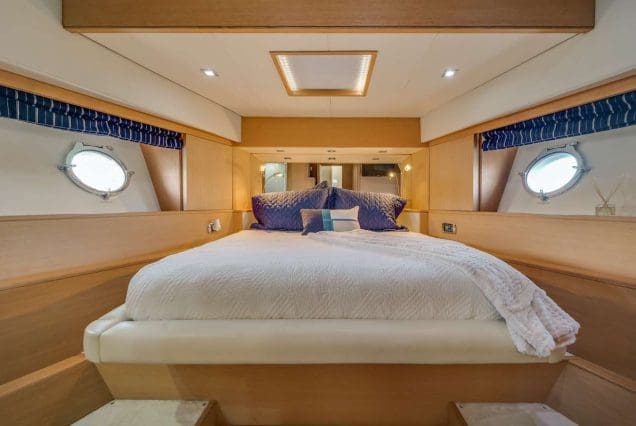 80FT Aicon THERAPY Miami master suite with private bathroom and luxury finishes