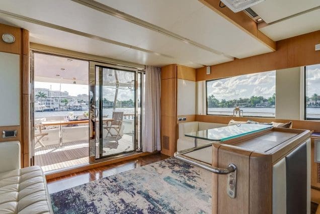 80FT Aicon THERAPY Miami stylish lounge with table for entertainment and social gatherings