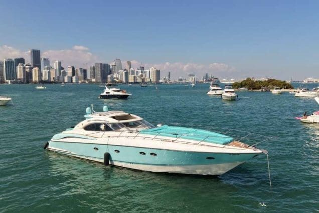 Luxury 60ft Tiffany Sunseeker Miami luxury yacht available for exclusive charter experiences