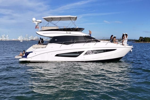 45ft Regal Model 2022 Miami modern luxury yacht available for charter experiences