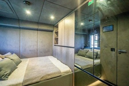 Sunreef 70ft ARCHIPIELAGO Miami guest cabin with ultra-modern interiors and premium sleeping comfort